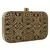 Loom Cotton Fabric Printed Clutch Black & Beige