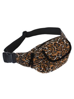 Sash Brown Camouflage Canvas Belt Bag/Fanny Pack 2