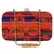 Loom Cotton Fabric Printed Clutch Multicolour