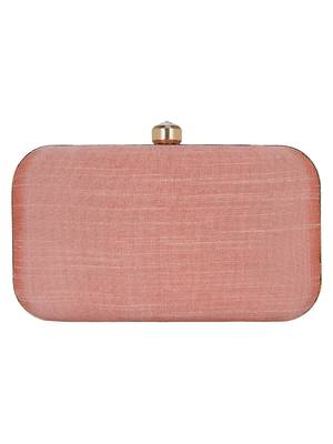 Adorn Faux Silk Embellished Peach Gold 3