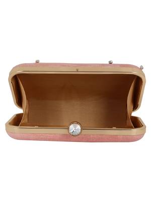 Adorn Faux Silk Embellished Peach Gold 5