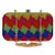 Loom Cotton Textured Clutch Multicolour