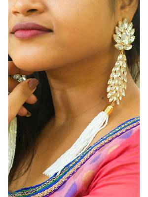 White earrings 1