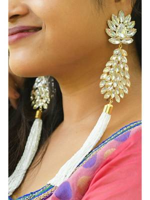 White earrings 2