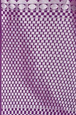 Pink woven banarasi saree with blouse 4