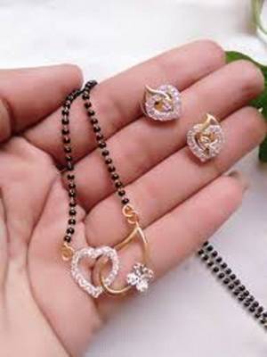White diamond mangalsutra 1