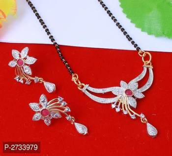 Red diamond mangalsutra 1