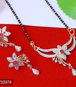 Red diamond mangalsutra
