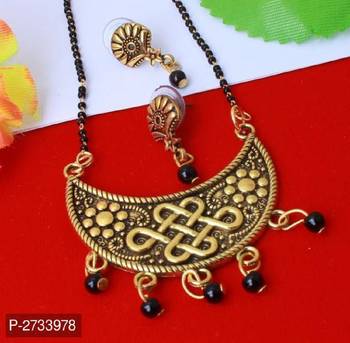 Black diamond mangalsutra 1