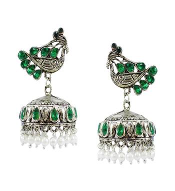 Green Earrings 1