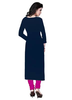 Blue woven banarasi unstitched salwar with dupatta salwar 3