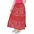Red bandhej Cotton Long Skirt