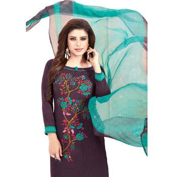 Multicolor printed crepe salwar 5