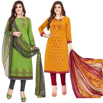 Multicolor printed crepe salwar 1