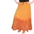 Yellow Brown Bandhej Cotton Long Skirt