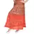 Brown Orange Cotton Bandhej Long Skirt