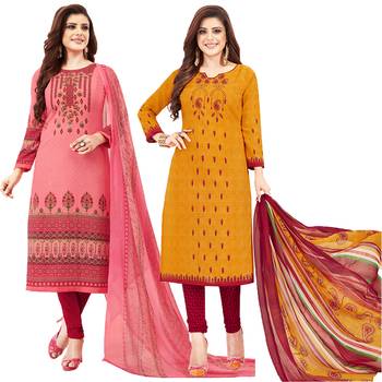 Multicolor printed crepe salwar 1