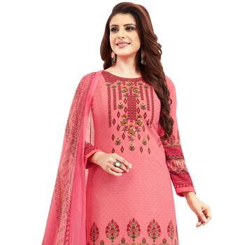 Multicolor printed crepe salwar 4