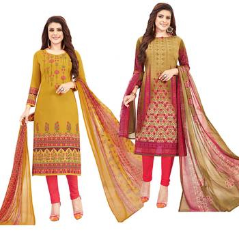 Multicolor printed crepe salwar 1