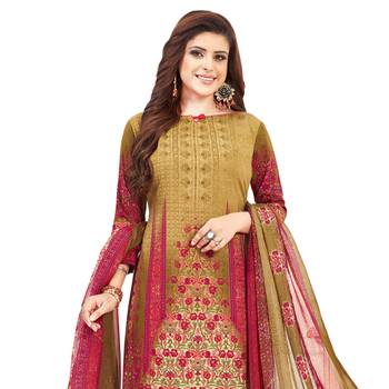 Multicolor printed crepe salwar 5