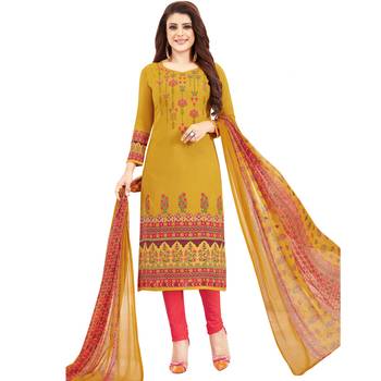 Multicolor printed crepe salwar 2