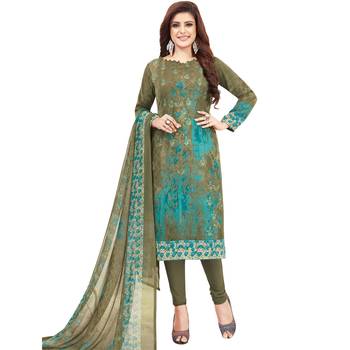 Multicolor printed crepe salwar 3