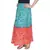 Green Orange Bandhej Cotton Long Skirt