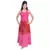 Red Pink Bandhej Hand Work Cotton Long Skirt