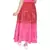 Red Pink Bandhej Hand Work Cotton Long Skirt