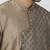 Brown Plain Cotton Silk Kurta Pajama