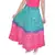 Green Pink Bandhani Long Skirt