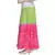 Green Pink Bandhej Cotton Long Skirt