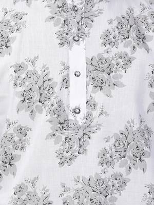 White Plain Cotton Men Kurtas 3