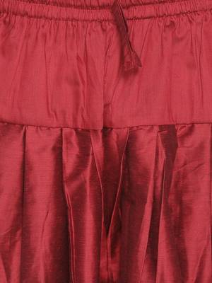 Brown Plain Cotton Pathani-Suits 5