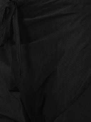 Black Plain Blended Cotton Kurta Pajama 5
