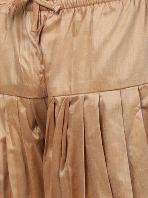 Maroon Plain Blended Cotton Sherwani 5