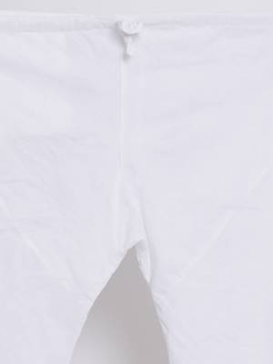 White Plain Cotton Dhoti-Kurta 5