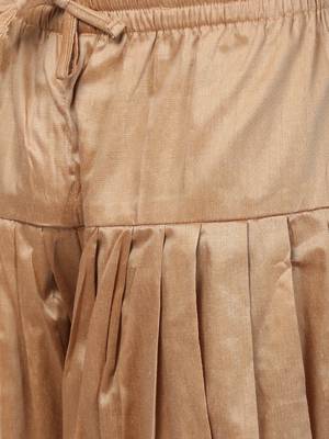 Green Plain Cotton Dhoti-Kurta 5