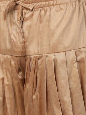 Green Plain Cotton Dhoti-Kurta 5