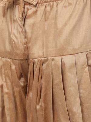 Yellow Plain Cotton Dhoti-Kurta 5