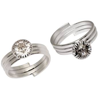 Silver Toe Rings 2