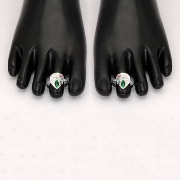 Multicolor Toe Rings 3