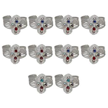 Multicolor Toe Rings 1