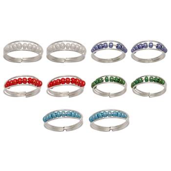 Multicolor toe-rings 1