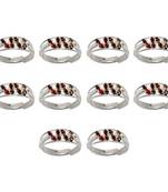 Multicolor toe-rings