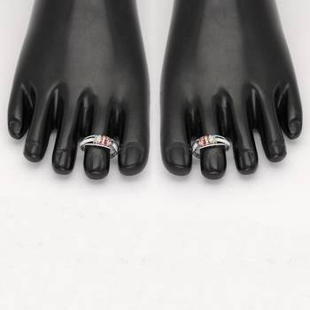 Multicolor toe-rings 2