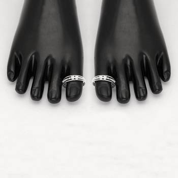 Silver Toe Rings 2