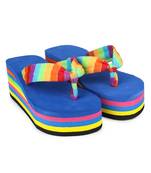 multicolor synthetic Flip Flops For Women
