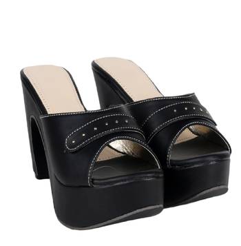 multicolor synthetic Heels Sandal For Women 1