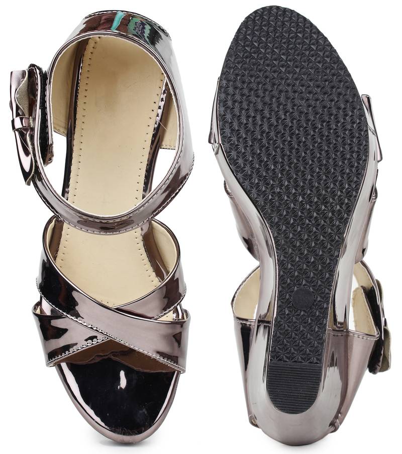 multicolor synthetic Heels Sandal For Women